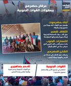 عرفان حضرمي ببطولات القوات الجنوبية (إنفوجراف)