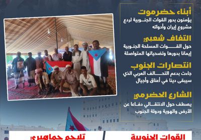 عرفان حضرمي ببطولات القوات الجنوبية (إنفوجراف)