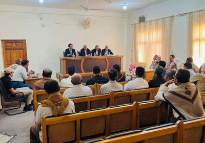 الكثيري يتفقد سير العمل بالمجمع القضائي في مدينة سيئون