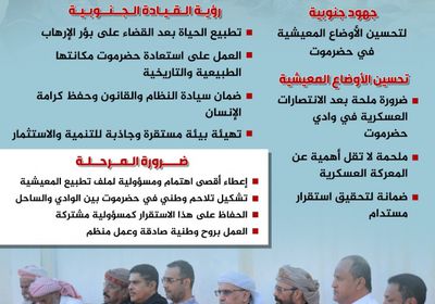 تطبيع الأوضاع المعيشية بعد الانتصارات العسكرية.. حضرموت نحو الاستقرار (إنفوجراف)