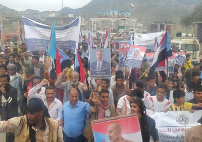 تصاعد الزخم الشعبي في ساحة اعتصام الضالع