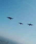    طيران حربي واستطلاعي فوق سماء ريف حمص