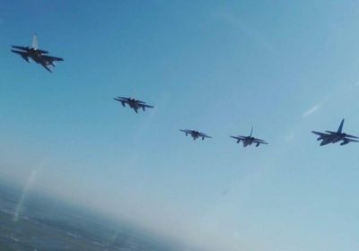    طيران حربي واستطلاعي فوق سماء ريف حمص