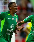 ثنائية لابا في كلباء تعزز صدارة العين للدوري الإماراتي