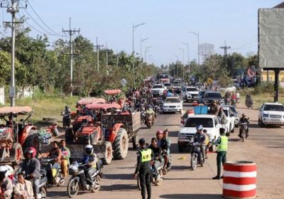 نزوح نصف مليون كمبودي جراء الاشتباكات الحدودية