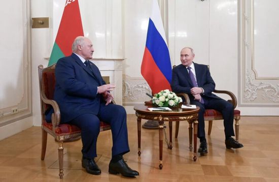 بوتين يلتقي رئيس بيلاروسيا في سان بطرسبورغ