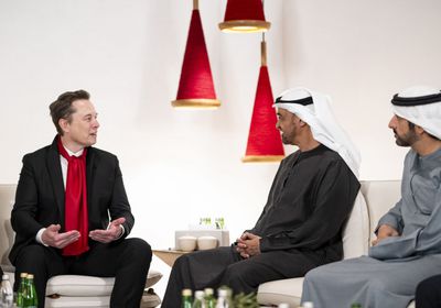رئيس الإمارات يلتقي إيلون ماسك