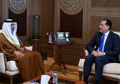 رئيس الوزراء المصري يستقبل سفير دولة الإمارات بالقاهرة٠