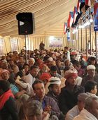 اعتصام سيئون يتحول إلى وجهة للقبائل والمكونات الاجتماعية