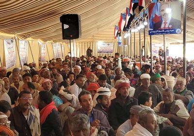 اعتصام سيئون يتحول إلى وجهة للقبائل والمكونات الاجتماعية
