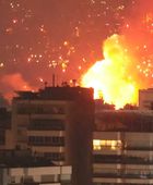 انفجار ضخم يضرب ميس الجبل جنوبي لبنان