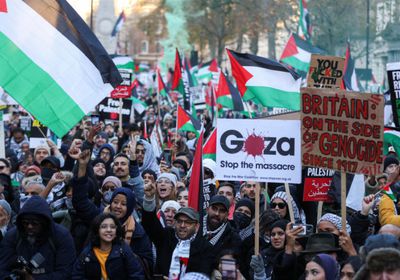 اعتقال جريتا تونبري في مظاهرة داعمة للفلسطينيين في لندن