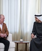 رئيس الإمارات يستقبل ملك ماليزيا في قصر البحر