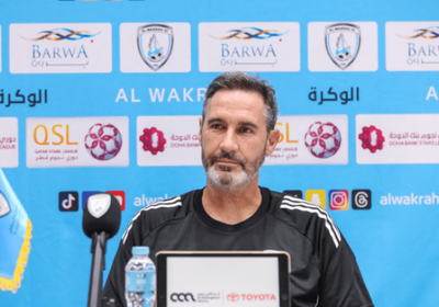 مورينو: الوكرة عمل بشكل جيد خلال التوقف وجاهز لمباراة السيلية