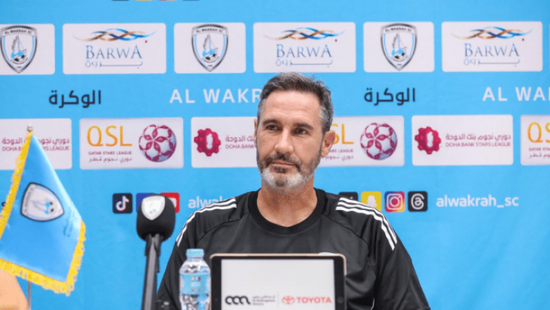 مورينو: الوكرة عمل بشكل جيد خلال التوقف وجاهز لمباراة السيلية