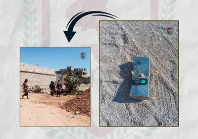 دفاع شبوة تفكك عبوة ناسفة مزروعة في محيط سكني مأهول