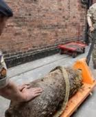 إزالة قنبلة من الحرب العالمية الثانية بزنة 470 كيلوغراما من ورشة ببلغراد