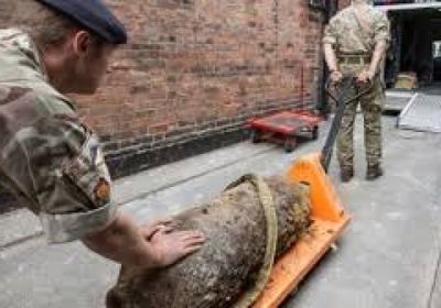 إزالة قنبلة من الحرب العالمية الثانية بزنة 470 كيلوغراما من ورشة ببلغراد