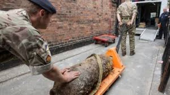 إزالة قنبلة من الحرب العالمية الثانية بزنة 470 كيلوغراما من ورشة ببلغراد