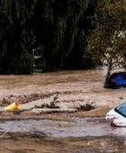 أمطار غزيرة وفيضانات في محيط مالقة في جنوب إسبانيا