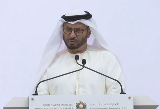 قرقاش: تصريحات البرهان تعكس تنصل البرهان من إنهاء حرب السودان