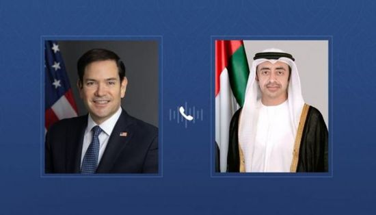 عبدالله بن زايد يبحث مع روبيو العلاقات الاستراتيجية المشتركة