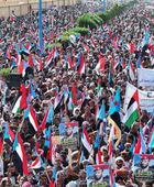 مليونية شبوة تطالب بإعلان الدولة وتؤيد القوات الجنوبية