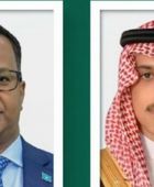 هاتفياً.. وزير الخارجية السعودي يتلقى اتصالاً من نظيره الصومالي
