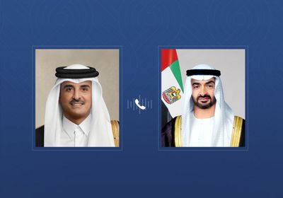 الشيخ محمد بن زايد وأمير قطر يبحثان هاتفيا التطورات في المنطقة