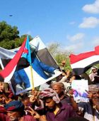 احتجاجات في كرش لحج ضد العدوان السعودي على الجنوب