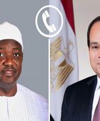 هاتفياً.. السيسي يبحث مع رئيس جامبيا العلاقات بين البلدين