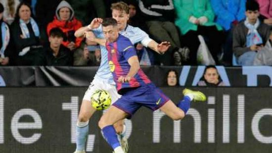 ليفاندوفسكي يقود برشلونة لتحقيق فوز مهم على إسبانيول