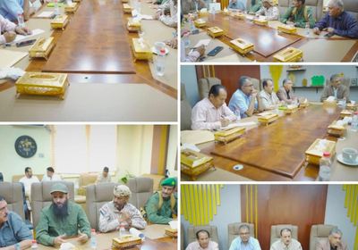 اللجنة الأمنية في عدن تناقش جهود تعزيز الاستقرار