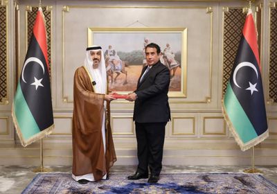 سفير الإمارات يقدم أوراق اعتماده إلى رئيس المجلس الرئاسي الليبي