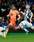 برشلونة يسقط أمام ريال سوسييداد بالدوري الإسباني