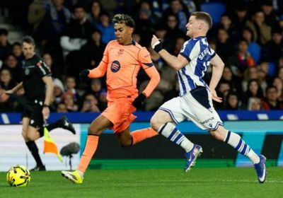 برشلونة يسقط أمام ريال سوسييداد بالدوري الإسباني