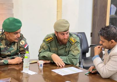 مأمور الشيخ عثمان يطلع على تقرير أداء الحزام الأمني