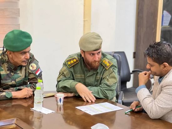 مأمور الشيخ عثمان يطلع على تقرير أداء الحزام الأمني