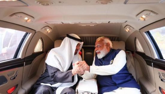 "مرحباً برئيس دولة الإمارات".. رئيس وزراء الهند يغرد بالعربية