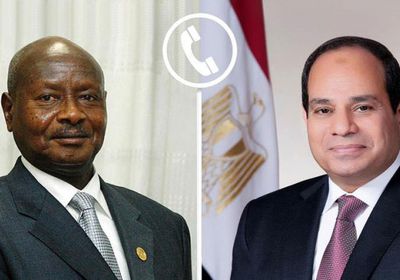 هاتفيًا.. الرئيس السيسي يُهنئ نظيره الأوغندي  بمناسبة إعادة انتخابه لولاية جديدة