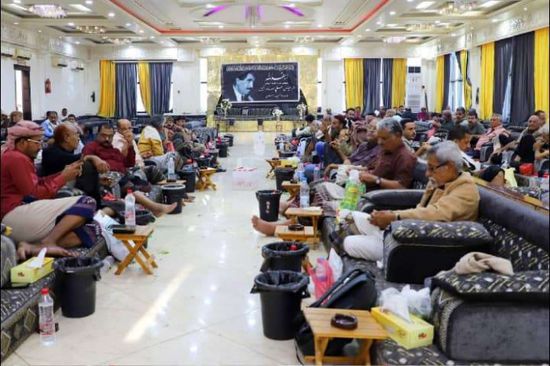 الانتقالي ينظم مجلس عزاء في الفقيد البيض بالعاصمة عدن