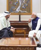 "مودي" يغرد: سُررت باستقبال رئيس الإمارات في نيودلهي