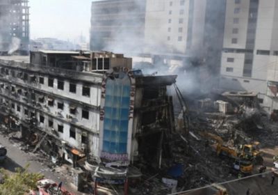 السعودية تعزي حكومة باكستان في ضحايا حريق مركز تجاري بكراتشي