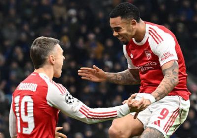 أرسنال يهزم إنتر ميلان بثلاثية في دوري الأبطال