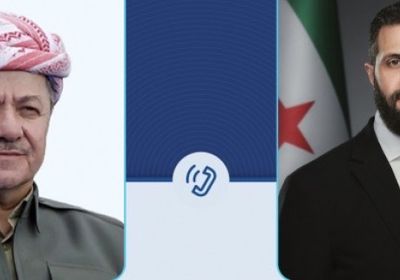 الشرع يبحث مستجدات الأوضاع مع بارزاني