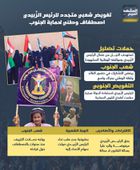 تفويض شعبي متجدد للرئيس الزُبيدي.. اصطفاف وطني لحماية الجنوب (إنفوجراف)