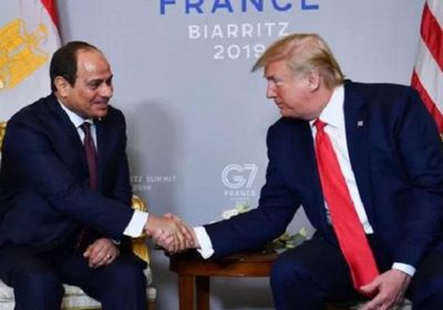 ترامب: سد النهضة أحجب المياه عن مصر