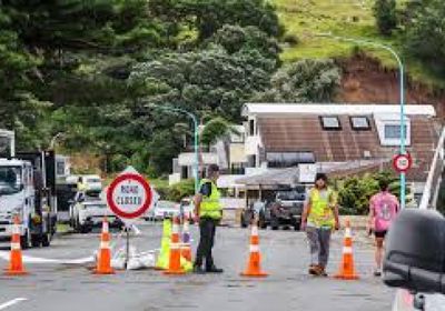 رجال الإنقاذ يبحثون عن ناجين بعد انهيار أرضي في نيوزيلندا