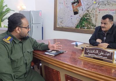 مأمور المنصورة يبحث جهود "حماية المنشآت" وتأمين المرافق