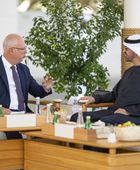 محمد بن زايد يستقبل مبعوث الرئيس الروسي